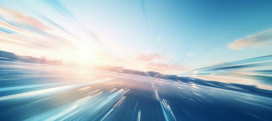 Wind speed motion. Generative AI technology.	
