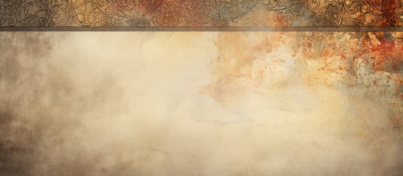 Grunge backdrop featuring Asian patterns