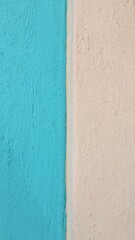 Bright colored textured painted wall in Oaxaca, Mexico