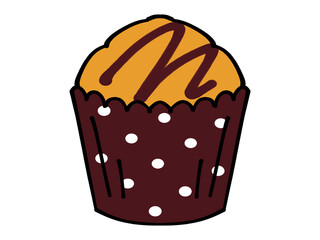 マフィンのイラスト素材
