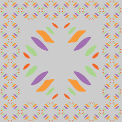 Seamless pattern of batik ornament design for printing on fabric or so on