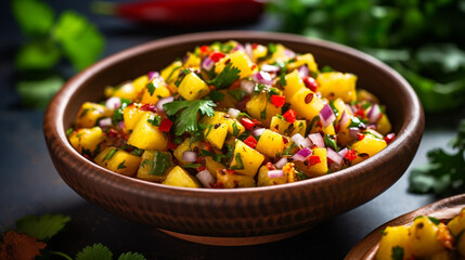 Homemade Tamarind Pineapple Salsa