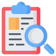 Investigation Icon, Flat style icon vector illustration, Suitable for website, mobile app, print, presentation, infographic and any other project.