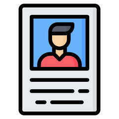 Wanted Icon, Filled Line style icon vector illustration, Suitable for website, mobile app, print, presentation, infographic and any other project.