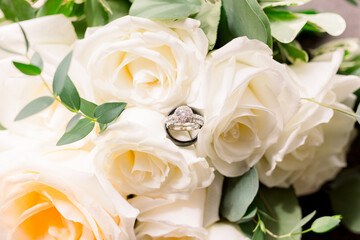 White flower bouquet