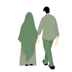 Romantic Muslim Couple