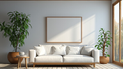 a minimalist solid color backdrop with a crisp and clean white, ideal for a modern and airy design. Created with generative AI