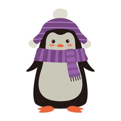 christmas character penguin