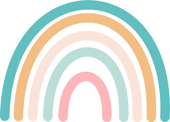 Cute Rainbow Illustration