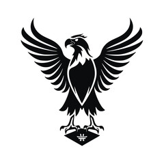 Hawk minimalist illustration