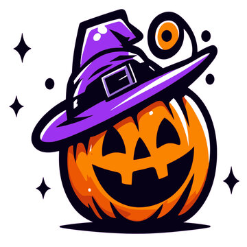 Cheerful Halloween Pumpkin