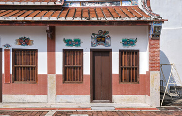 Vintage Chinese "Peranakan style" house in George Town, Penang.