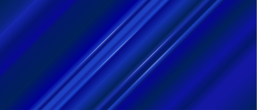Diagonal blue minimal background with line strip ornament