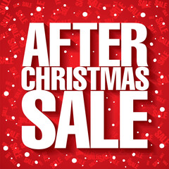 christmas sale banner layout design, vector illustration