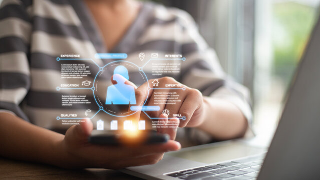 Resume Profile Personal Job Career Recruitment Concept