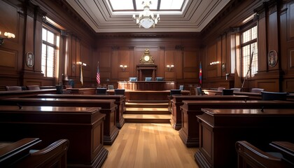 Courtroom interior