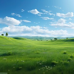 Obraz premium grassland wallpaper
