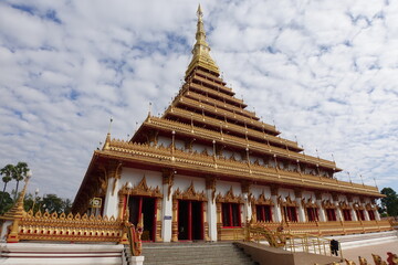 Naklejka premium ワット ノーン ウェーン コーンケーン・タイ Wat Nongwaeng at Khon Kaen, Thailand