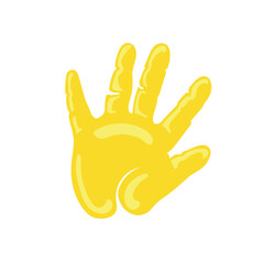 down syndrome paint handprint