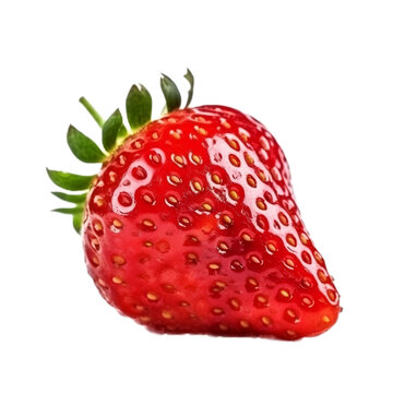 strawberry isolate no background
