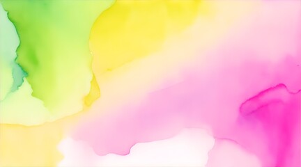 watercolor Abstract gradient background pink green yellow magenta vibrant