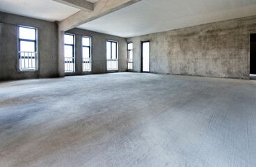 Background of empty concrete office