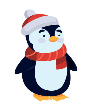 christmas character penguin