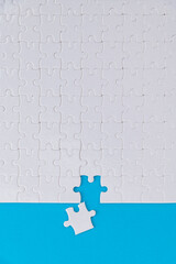 The last piece of jigsaw puzzle