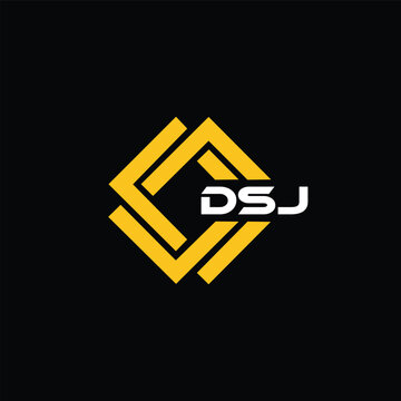 DSJ letter design for logo and icon.DSJ typography for technology, business and real estate brand.DSJ monogram logo.