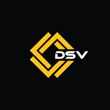 DSV letter design for logo and icon.DSV typography for technology, business and real estate brand.DSV monogram logo.