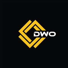 DWO letter design for logo and icon.DWO typography for technology, business and real estate brand.DWO monogram logo.