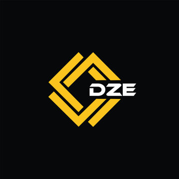 DZE letter design for logo and icon.DZE typography for technology, business and real estate brand.DZE monogram logo.