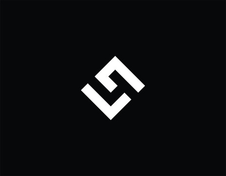 Set of number 4 minimal logo icon design template elements