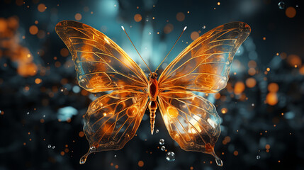 butterfly HD 8K wallpaper Stock Photographic Image