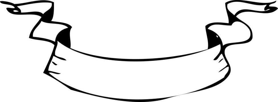 recommend clip art: handsketched vector ribbon banner svg , minimalist style