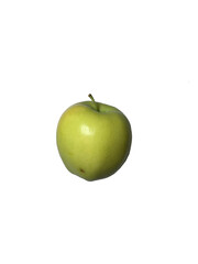 green apple isolated on white