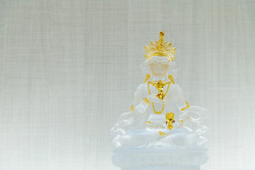 Close up of a Buddha statue