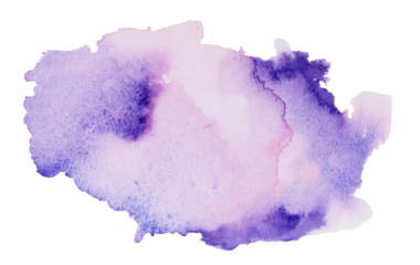 Violet, pink, purple spots watercolor hand painted on watercolor paper background texture, abstract watercolor in vibrant color