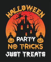 Halloween vector t-shirt design, Halloween vector elements