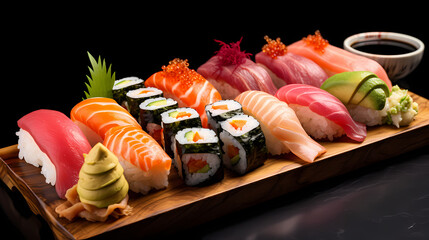 Asian Elegance: Sushi Platter Assortment