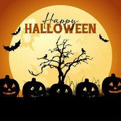 Happy Halloween Social media post for Instagram post