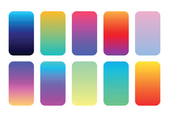 set of colorful buttons