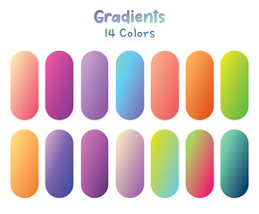 set of colorful buttons