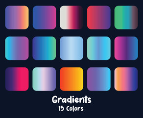 set of colorful buttons