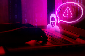 risk management to prevent cyber threats , fraud , hacker and security assessment concept