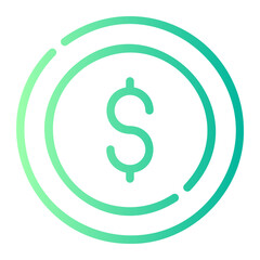 coins gradient icon