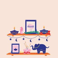 Diwali card.
