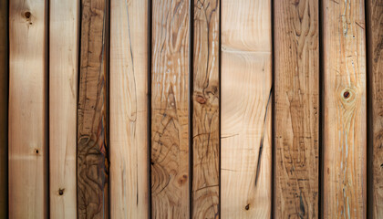 texture of a fence wooden boards close up view