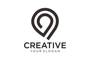 Location, pin. vector illustration