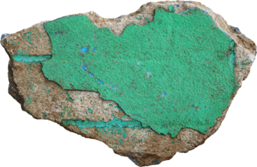 Concrete rubble broken, Broken concrete slabs on background transparent (png file.)